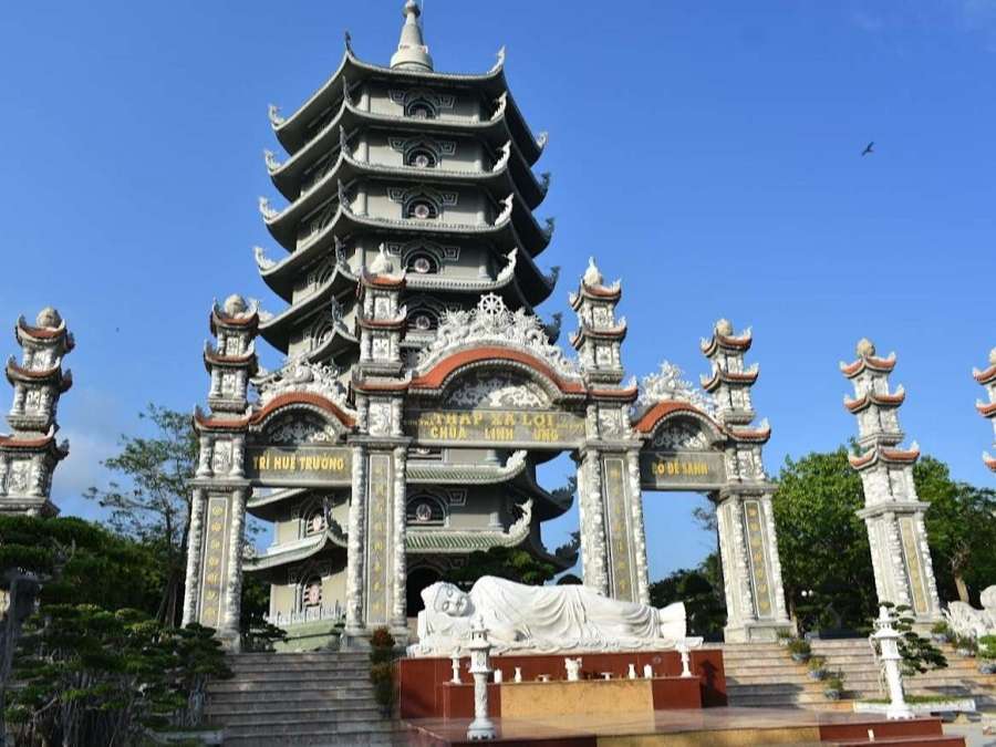 Xa Loi Tower Linh Ung Pagoda - Vietnam Vacation Travel