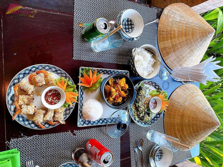 Meal At Pomelo Garden Thuy Bieu Hue - Vietnam Vacation Travel