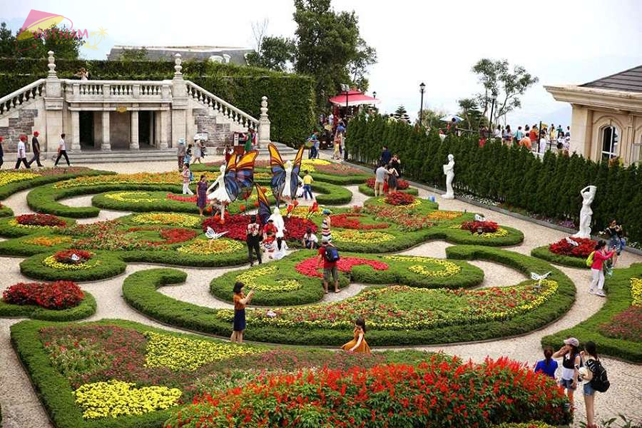 Flower Garden Ba Na Hills - Vietnam Vacation Travel