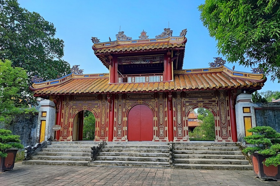 Minh Thanh Shrine in Gia Long Tomb Hue - Vietnam Vacation Travel