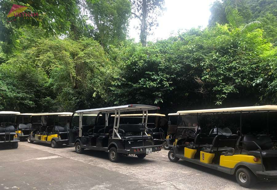 Electric Buggy Car To Paradise Cave - Vietnam Vacation Travel
