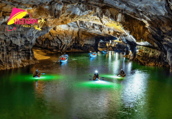 Phong Nha Cave Kayak Tour 1 Day- Vietnam Vacation Travel