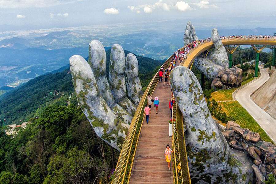 da nang golden hands bridge-Vietnam Vacation Travel