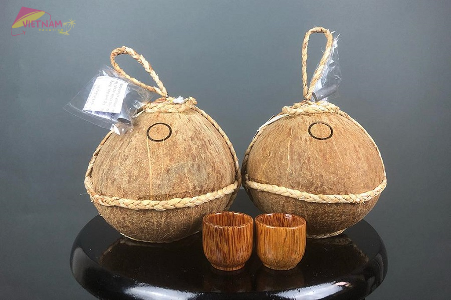 Coconut Liquor Specialty Drink Da Nang - Vietnam Vacation Travel