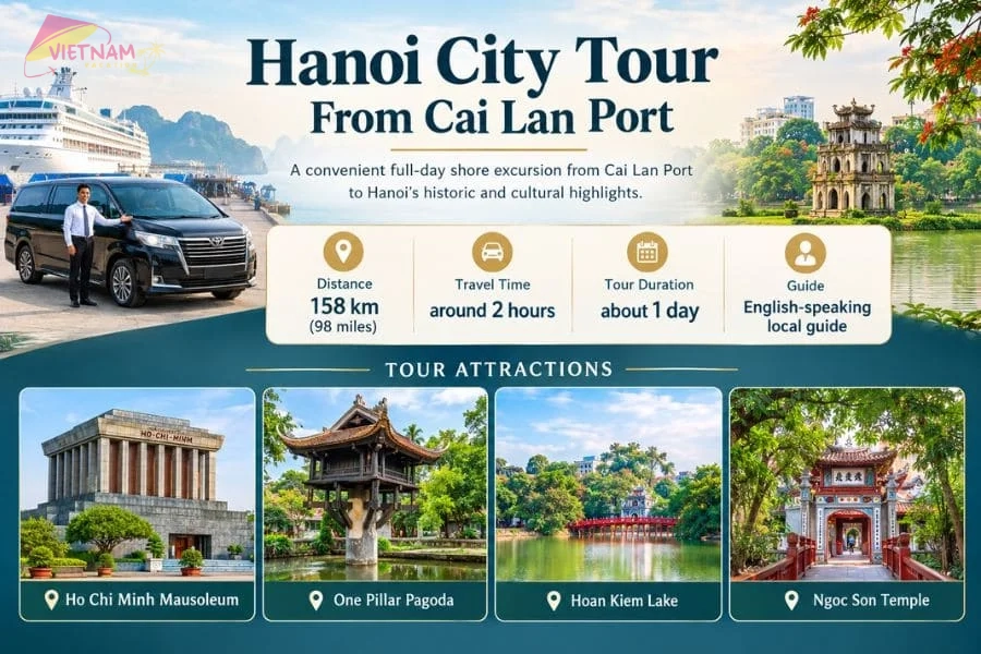 Hanoi City Tour From Cai Lan Port - Vietnam Vacation Travel