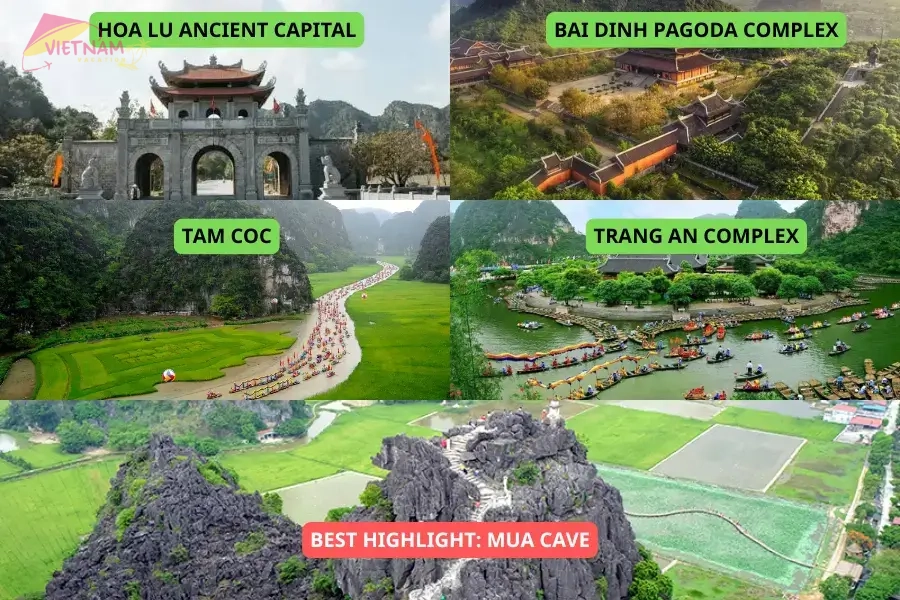 Best attractions to visit on your Hanoi to Ninh Binh private car day trip