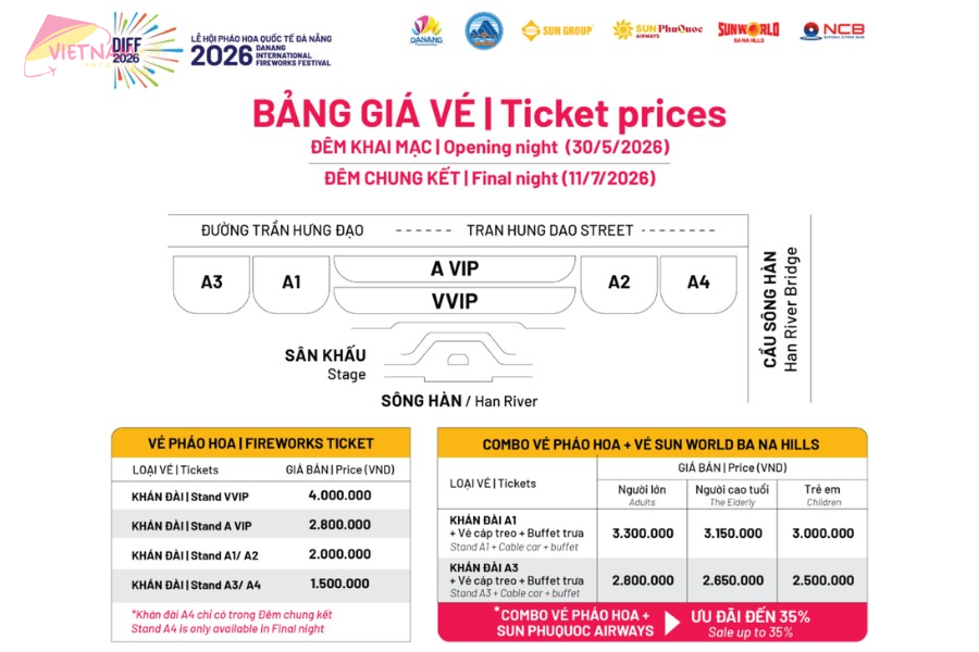 Da Nang International Firework Festival 2026 - Vietnam Vacation