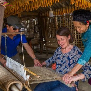 Flax Weaving in Lung Tam Village, Ha Giang