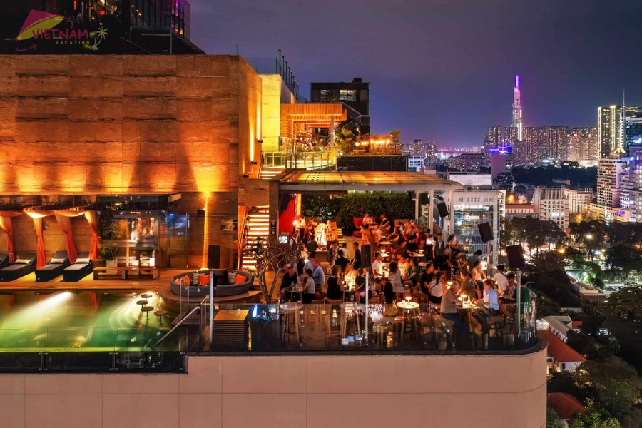 Sky Bar In Ho Chi Minh City - Vietnam Vacation Travel