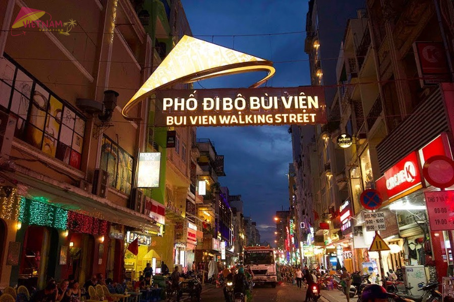 Bui Vien Walking Street - Vietnam Vacation Travel